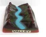 Valley Geologycal 3D Model Small