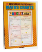 Maths Charts (Set Of 10) Size 30cmx42cm 3D Embossed