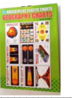 Geography Charts (Set Of 10) Size 30cmx42cm 3D Embossed