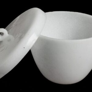 GLOSIL Silica Crusible Low Form Crucible ? Translucent