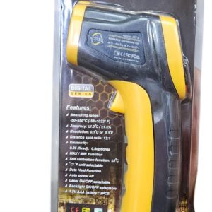 ACETEQ Infrared Thermometer Black and Yellow -50?C to 550?C Temperature Range, MT-4