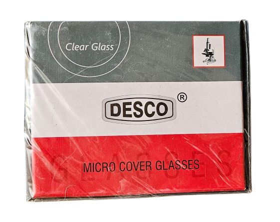 DESCO Coverslip Square Glasses 18*18 mm Pack of 20 Box 10GM
