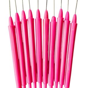 Dissecting Needle Pointed Plastic Handle Heavy (Pack Of 10pc)