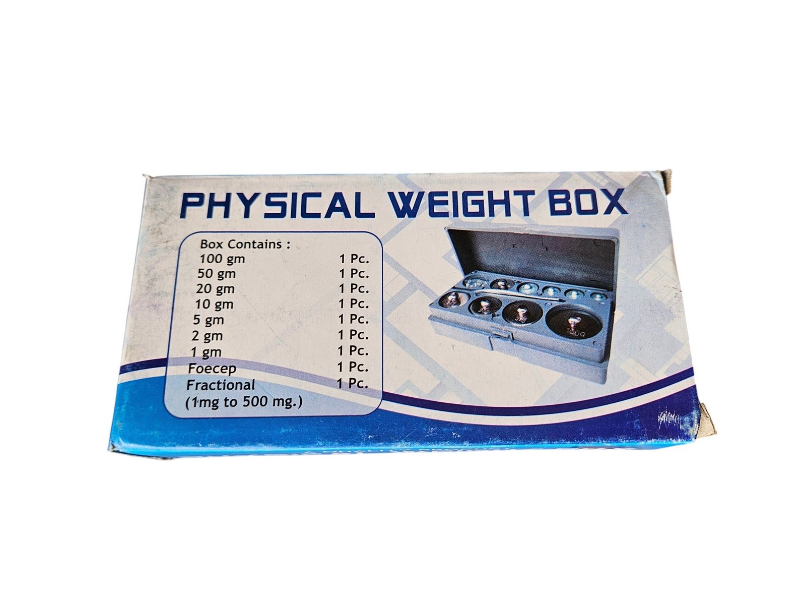 Physical Weight Box 100GM Iron , for Laboratory