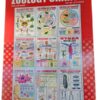 Zoology Charts (Set Of 10) Size 30cmx42cm 3D Embossed