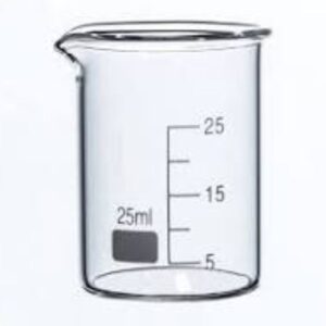 BEAKER Graduated 25 ML Borosilicate Glass