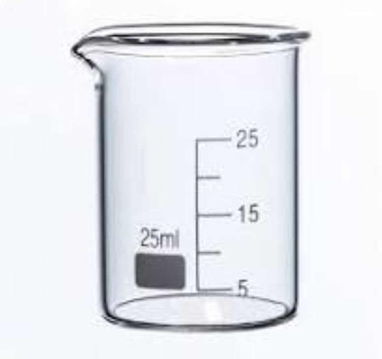 BEAKER Graduated 25 ML Borosilicate Glass