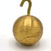 Pendulum Bob with Hook DIa 18mm Brass