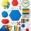 Early Learning Maths Kit for Kids (Ages 3–6) | Counting, Numbers, Shapes & Patterns | Montessori Math Learning Activity Set for Preschool, Nursery, LKG/UKG & Home Learning (Pack of 1 Set)