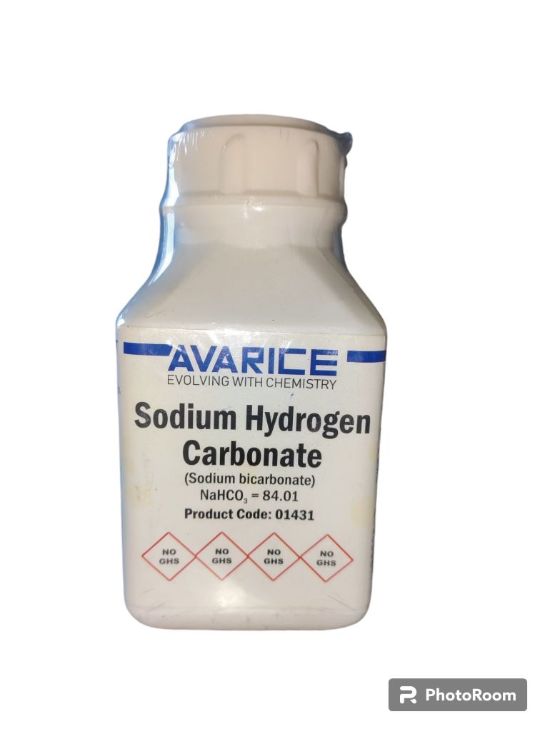 AVARICE SODIUM HYDROGEN CARBONATE LR 500GM CAS NO 144-55-8