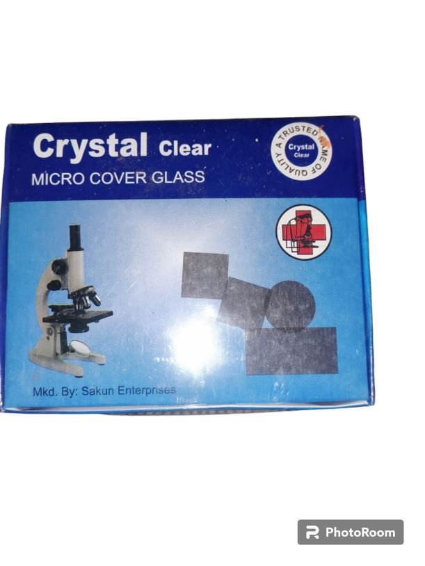 CRYSTAL CLEAR Micro Cover Glasses 18*18 mm