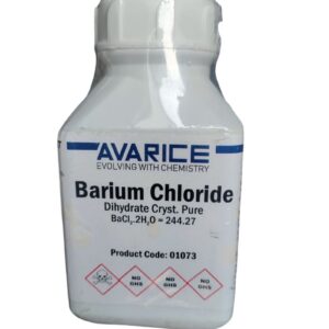AVARICE Barium Chloride LR 500GM CAS NO 10326-27-9 Dihydrate 99%-102% Pure