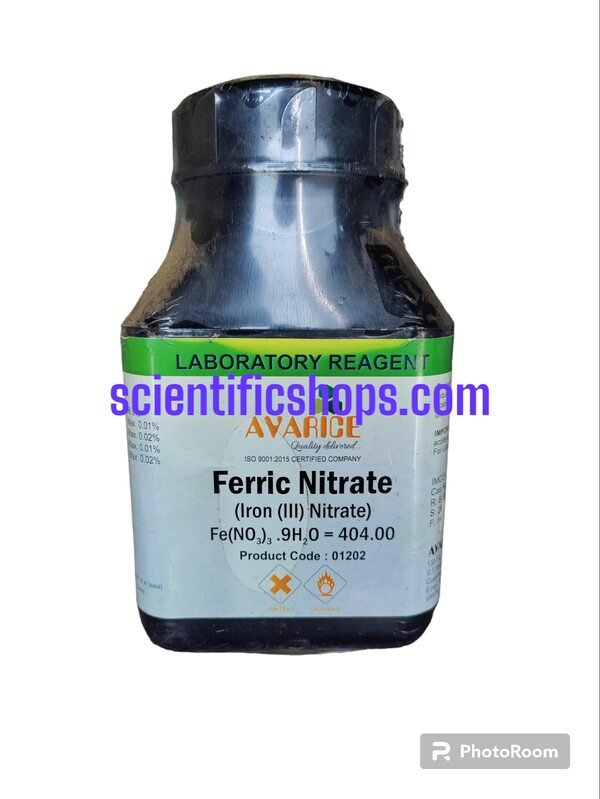 Ferric Nitrate 500GM LR MAKE AVARICE