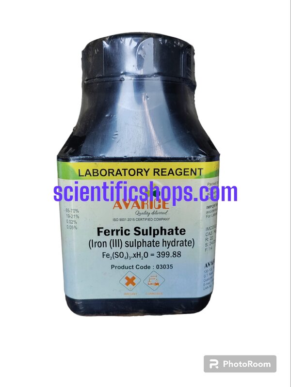 Ferric Sulphate 500 GM LR MAKE AVARICE