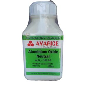 Aluminium Oxide 500 GM LR MAKE AVARICE CAS NO 1344-28-1