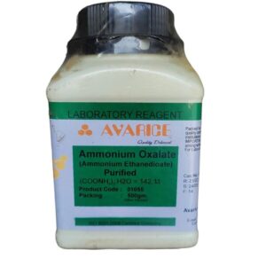 Ammonium Oxalate LR 500 GM MAKE AVARICE  CAS NO 6009-70-7