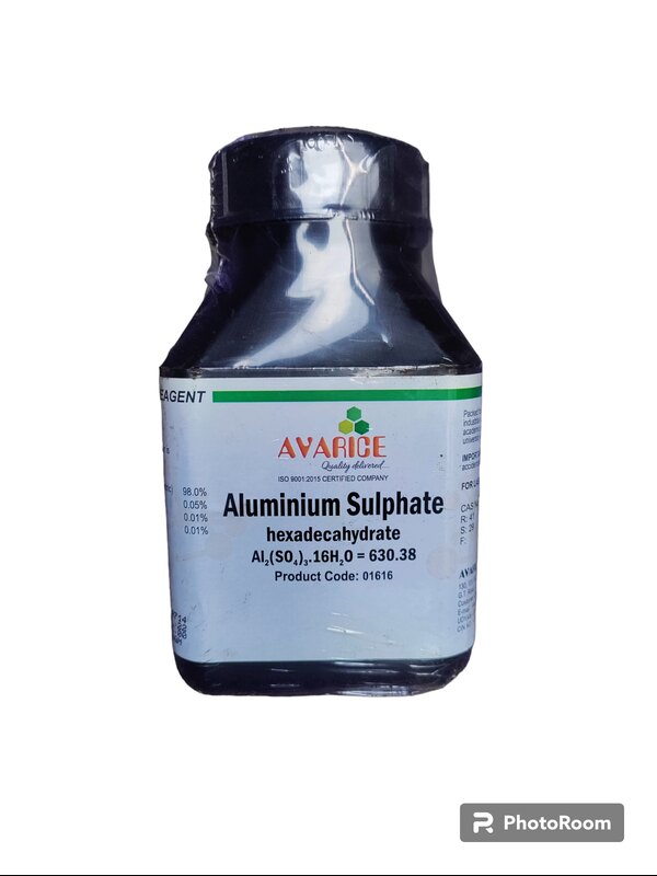 Aluminium Sulphate 500 GM MAKE AVARICE CAS NO 16828-11-8