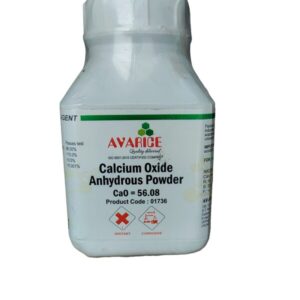 Calcium Oxide Powder 500GM LR MAKE AVARICE