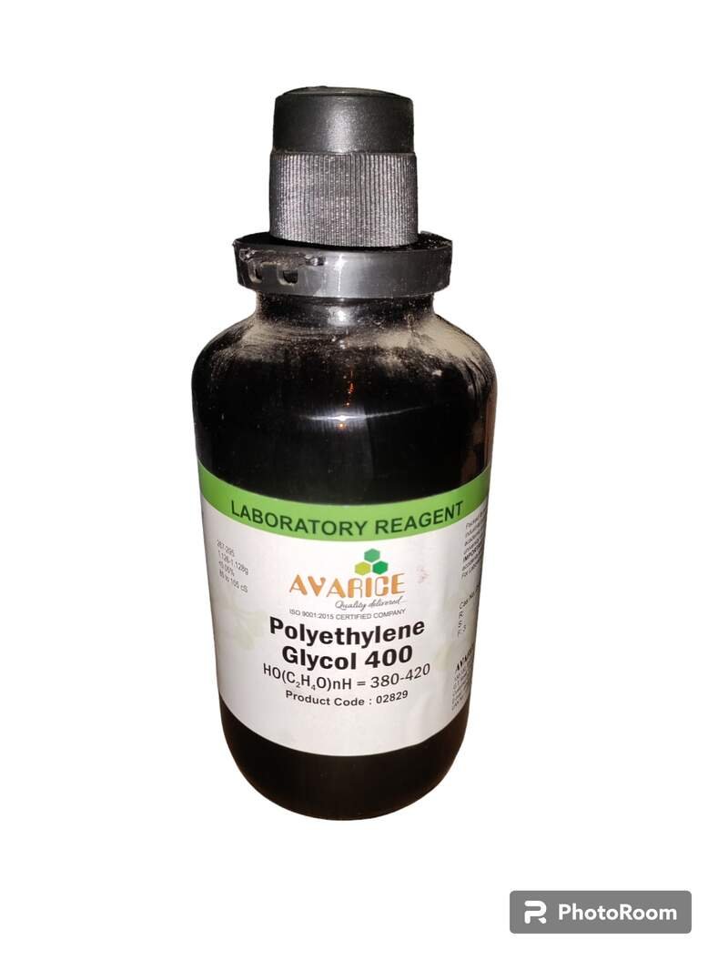 Polyethylene Glycol 400 for Synthesis 500ml cas no 25322-68-3