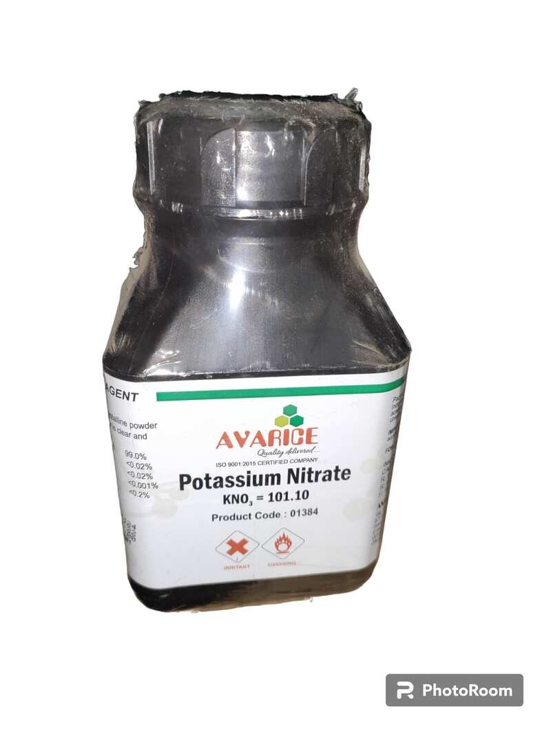 AVARICE Potassium Nitrate 500gm Assay (Ion-exchange) 99.0% cas no 7757-79-1