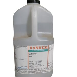RANKEM Methanol for Synthesis 2500ml Assay (GC) 99.0% (Suitable for making stains and indicators) 67-56-1