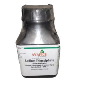 AVARICE Sodium Thiosulphate Pentahydrate 500gm Assay (iodometric) 99.0% CAS NO 10102-17-7