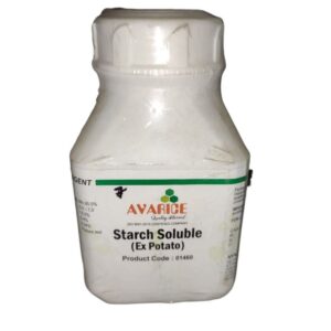 AVARICE Starch Soluble (Ex Potato) 500gm CAS NO 9005-25-8