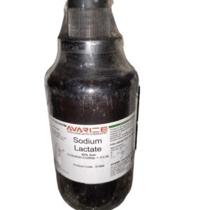 AVARICE Sodium Lactate 60% Soln. 500ml Assay (Non-aqueous) 58.8-61.2% CAS NO 72-17-3