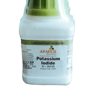 Potassium Iodide 100gm Lab Grade MAKE AVARICE ( CAS 7681-11-0)