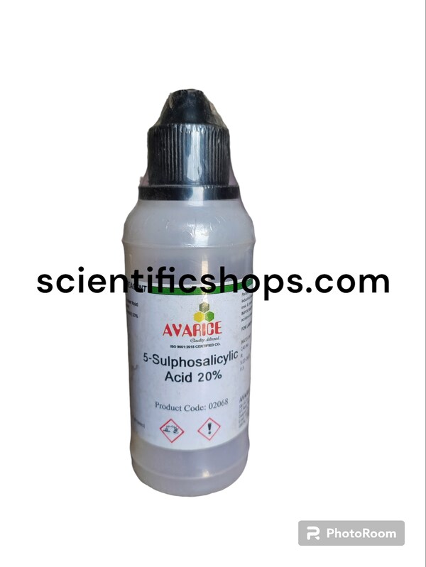 5-sulfosalicylic acid 3% Solution 125ML MAKE AVARICE