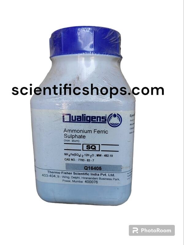 QUALIGENS Ammonium Ferric Sulphate SQ 500GM ( CAS 7783-83-7)