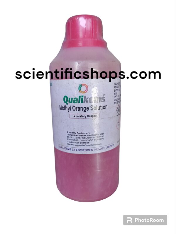 Methyl Orange Solution 125ml Make QUALIKEMS