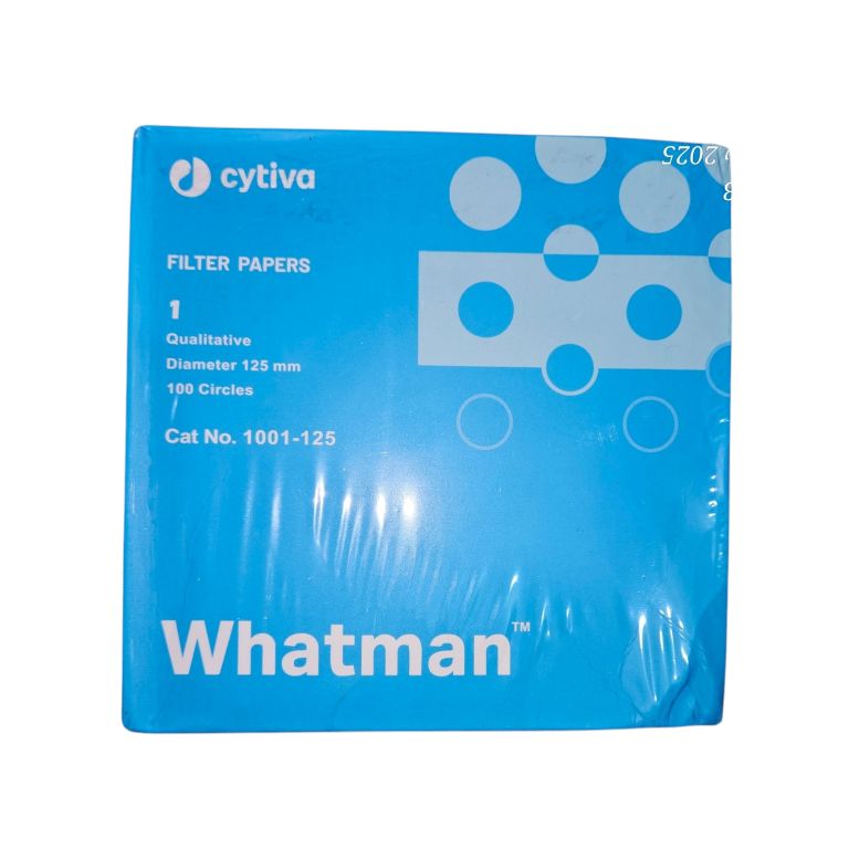 WHATMAN No 1 Filter Papers Qualitative 100 Circles Diameter 125mm CAT No 1001-125