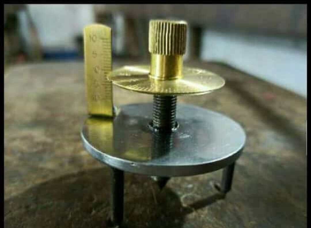 SPHEROMETER DOUBLE Disc Brass 1/100mm