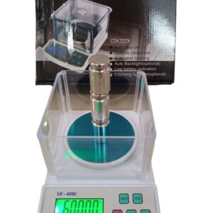 Digital Weighing Scale 600g x 0.01g SF400C with Wind Shield & Mains Power Cord
