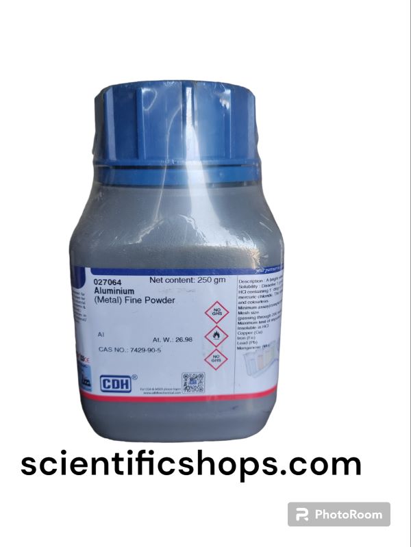 Aluminium Metal Fine Powder LR 250 GM MAKE CDH