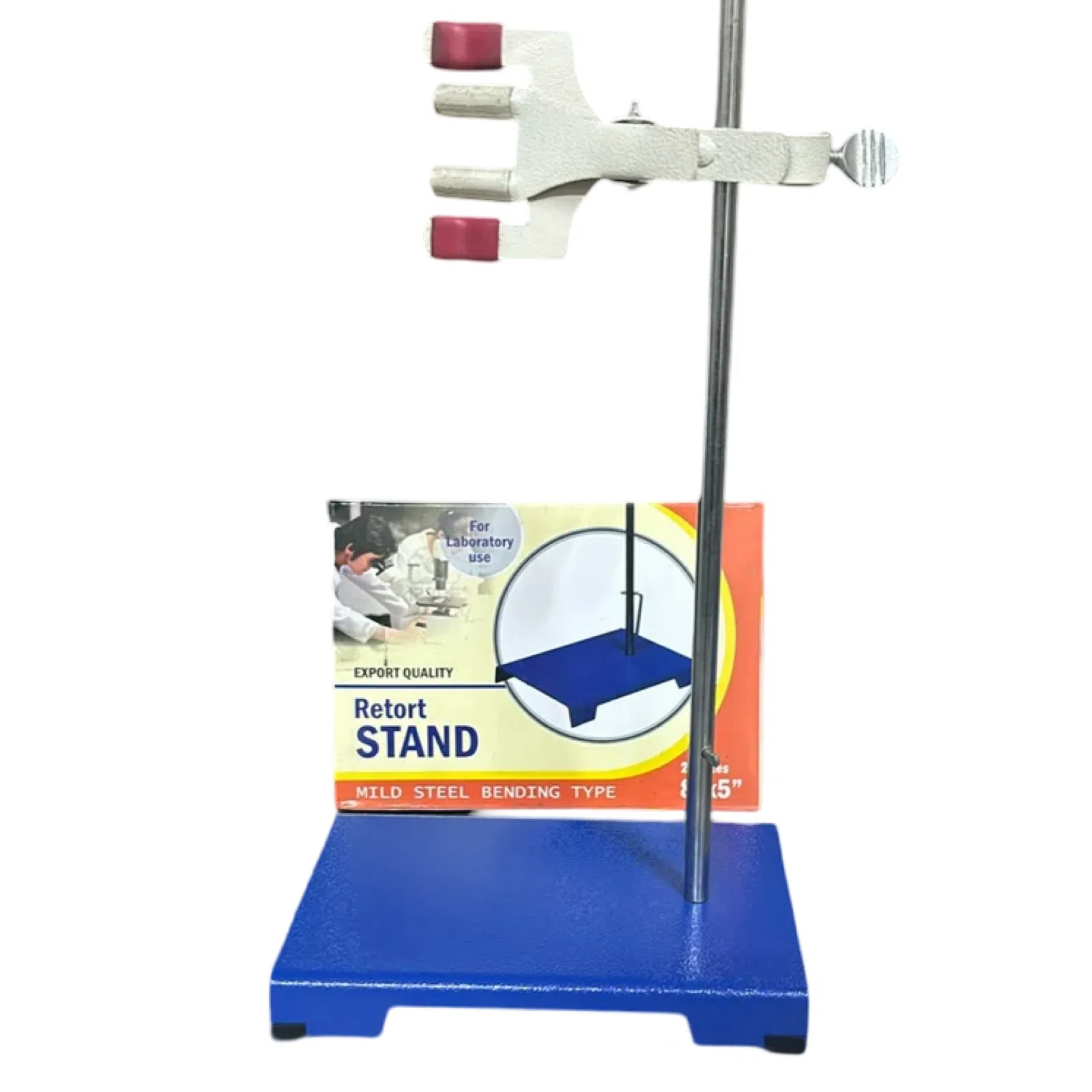 BURETTE STAND WITH CLAMP IRON 8? x 5? base, 23.6? tall