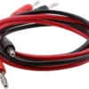 BANANA LEAD 4MM PAIR (1 RED +1 BLACK )|With Hole, Without Hole