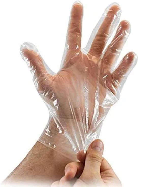 Gloves Polyplastic pack of100pc
