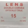 CONVEX LENS 50MM FL 15