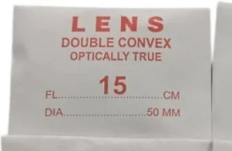 CONVEX LENS 50MM FL 15