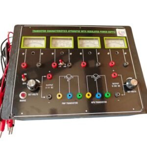 DNI Transistor characteristics apparatus four meters with regulated power supply