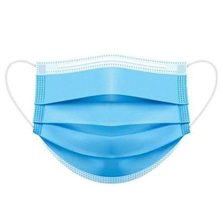 Face mask (Pack Of 100PC) Disposable Surgical Mask With wide Soft Elastic Earloop Meltblown Fabric for unisex men women kids Senior Citizen (100PC)