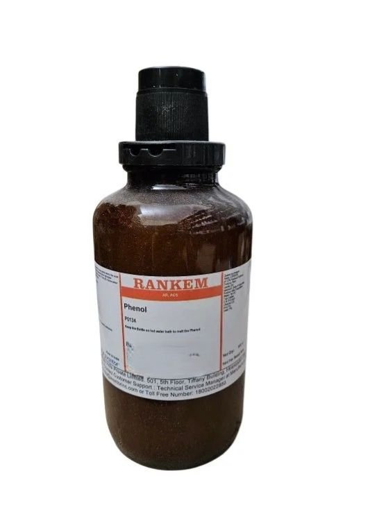 RANKEM Phenol Carbolic Acid 500gm white crystals 99.9% CAS NO 108-95-2