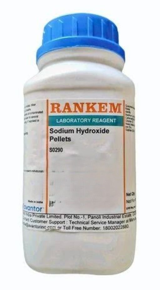 RANKEM S0290 Sodium Hydroxide Pellets 500GM LR